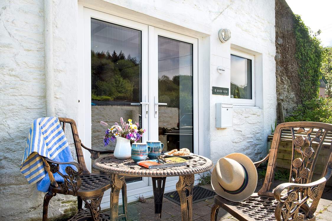 Enjoy a morning coffee or evening sundowner on the little patio area.