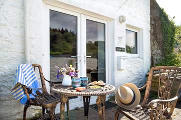 Enjoy a morning coffee or evening sundowner on the little patio area.