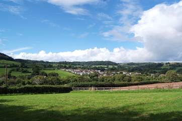 This is Sidbury - taken from the top of the lane that runs past the cottage.
