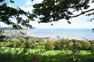 There is a wonderful route between Sidmouth and Budleigh Salterton - well worth exploring for the fabulous views. This is Sidmouth.