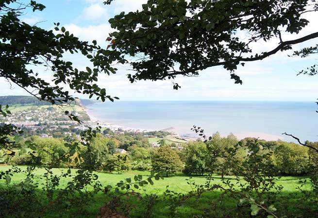 There is a wonderful route between Sidmouth and Budleigh Salterton - well worth exploring for the fabulous views. This is Sidmouth.