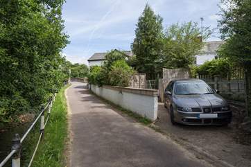 The car parking-area is at the end of the garden but there is roadside parking to the front of the cottage if you prefer.
