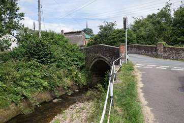 This lane leads over the bridge and into the village. If you take the track to the left over the bridge it leads to a wonderful nature reserve.