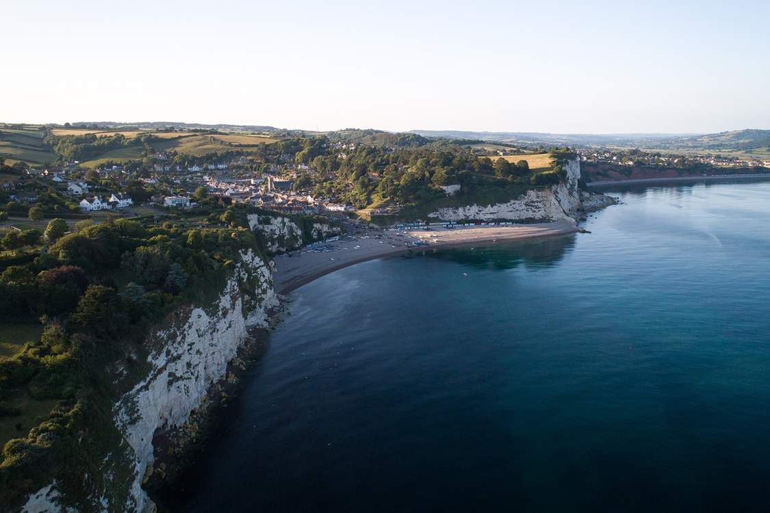 The east Devon Jurassic coastline is stunning. This is the fishing village of Beer - like stepping back in time with the fishing boats pulled up on the beach.