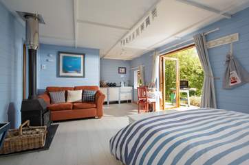 The inside is really roomy, with all you could need for a comfortable stay.