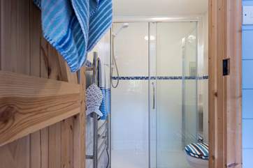 In-keeping with the lovely blue colour scheme.