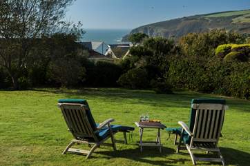 The views from the house and garden are stunning, pull up a chair and relax.
