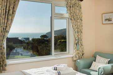 The view from the master bedroom is rather special.