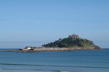 St Michaels Mount at the medieval town of Marazion is also only ten minutes drive in the opposite direction towards Penzance.