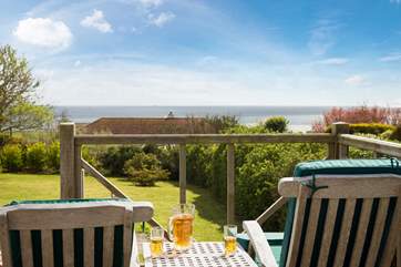 Sit on the deck with a jug of Pimms.