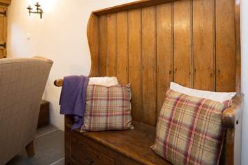 The cottage has a lovely balance of contemporary and antique furnishings giving it plenty of welcoming character.