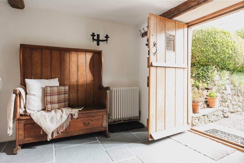 The cottage has a lovely balance of contemporary and antique furnishings giving it plenty of welcoming character.