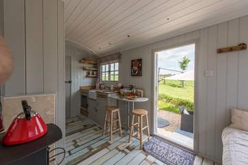 There are fabulous views from every window (and the stable door too!).