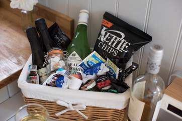 The owner kindly provides a courtesy pack for stays of a week of more.