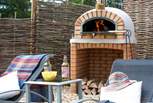 Cook up a scrummy pizza and dine al fresco.