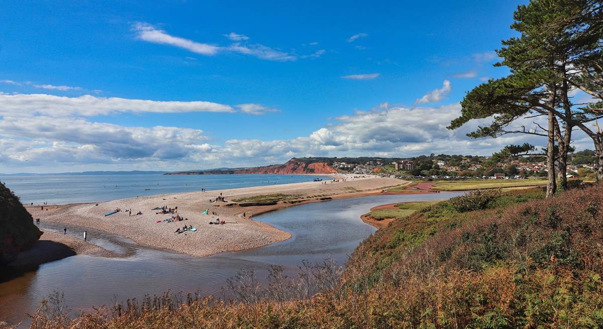 Unspoilt Budleigh Salterton is an idyllic spot for a sea swim and beach picnic. 