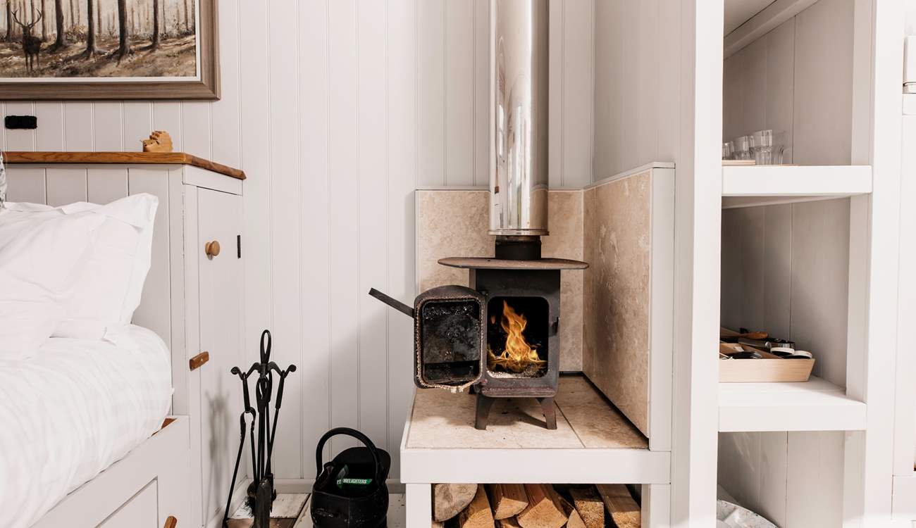 With a wood-burner to keep you cosy, no matter the season.