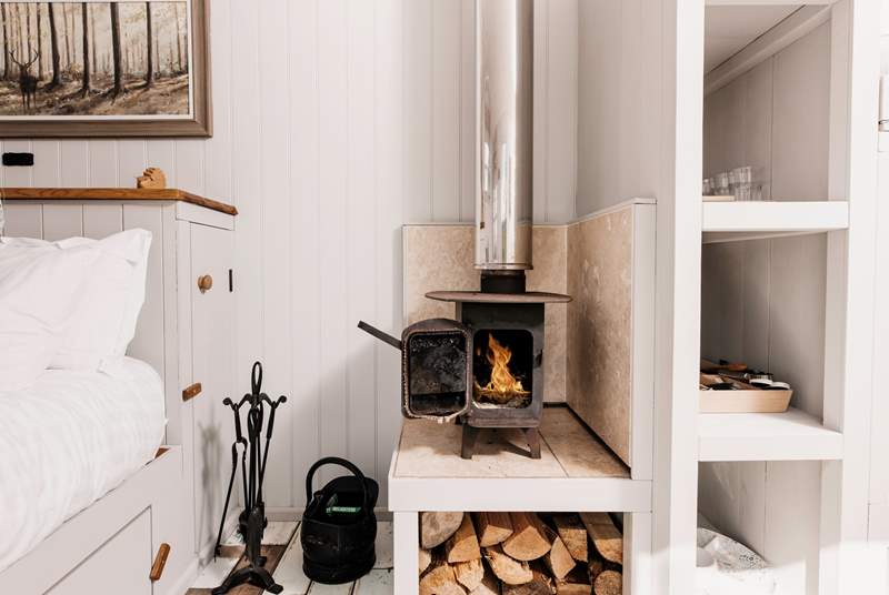 With a wood-burner to keep you cosy, no matter the season.