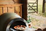 Whip up some delicious pizzas and then dine al fresco!