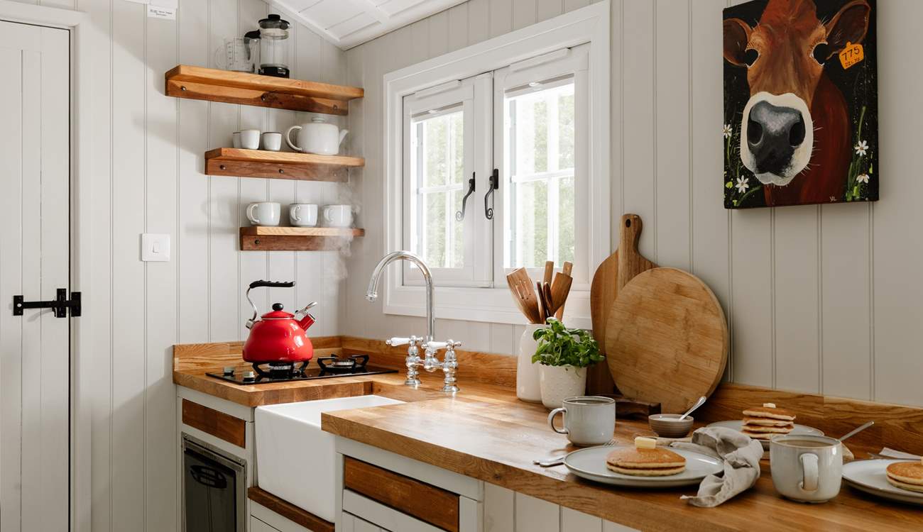 The super sweet kitchen area.