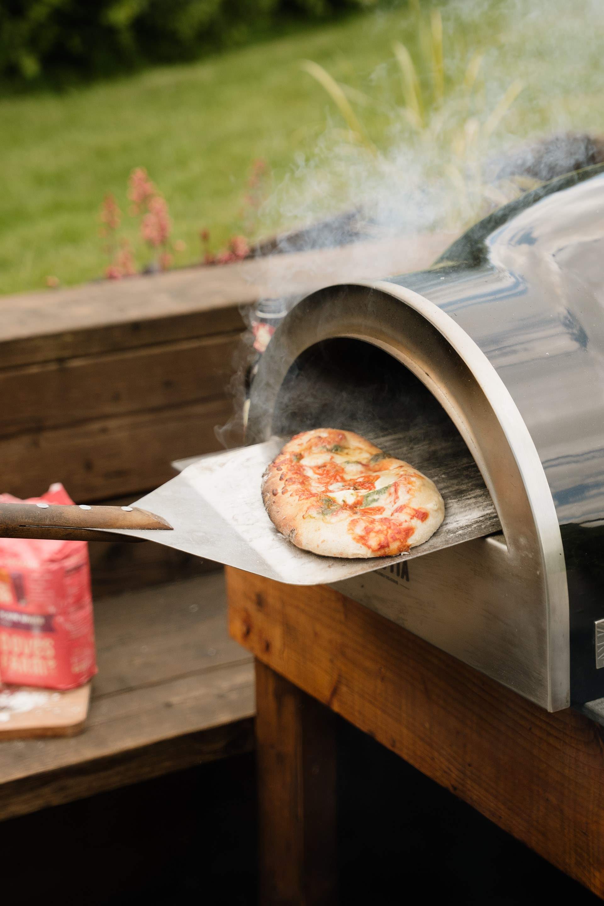 New for Summer 2026, Otter's Holt now hosts its own DeliVita pizza oven.