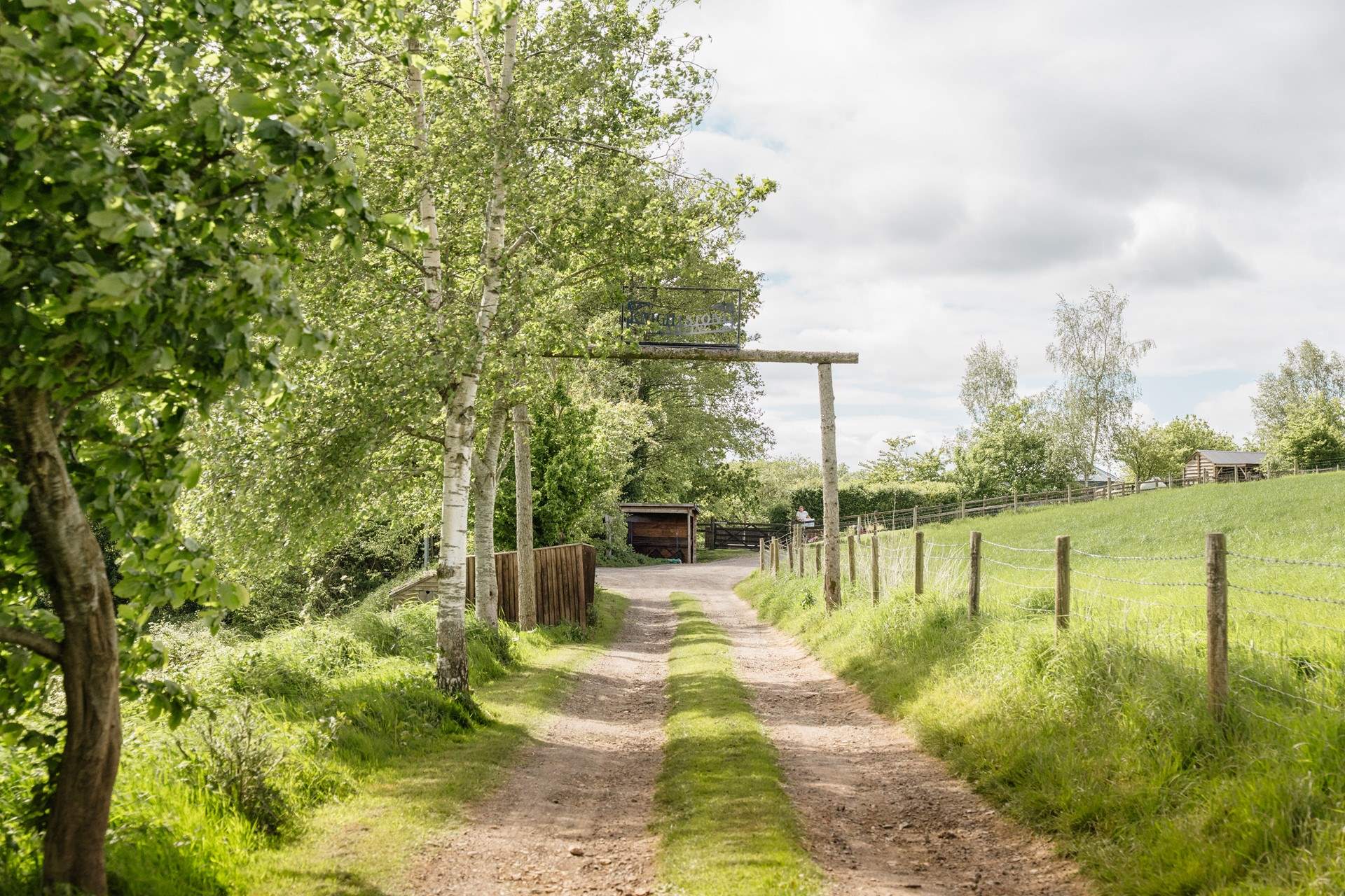 Follow the track to your peaceful paradise... 