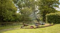 Plenty of spots to relax, unwind and soak up your tranquil surroundings. 