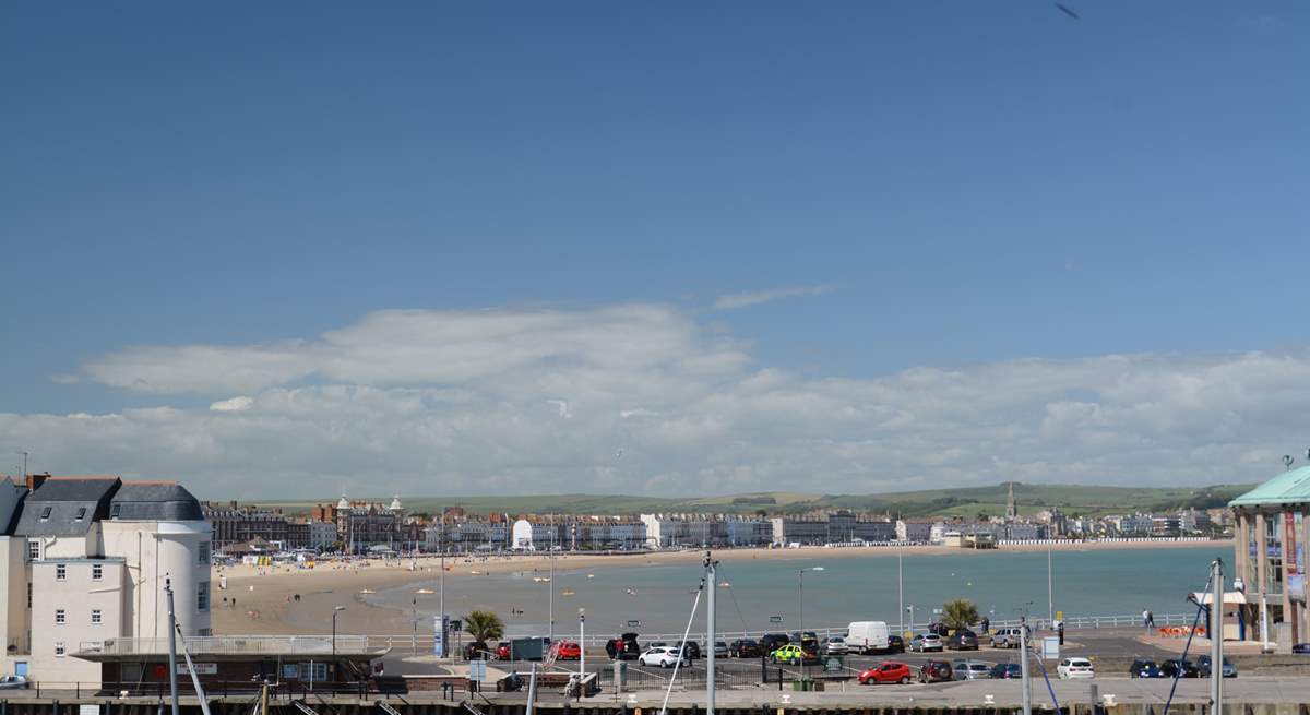 Weymouth harbour and beach is a short drive away.