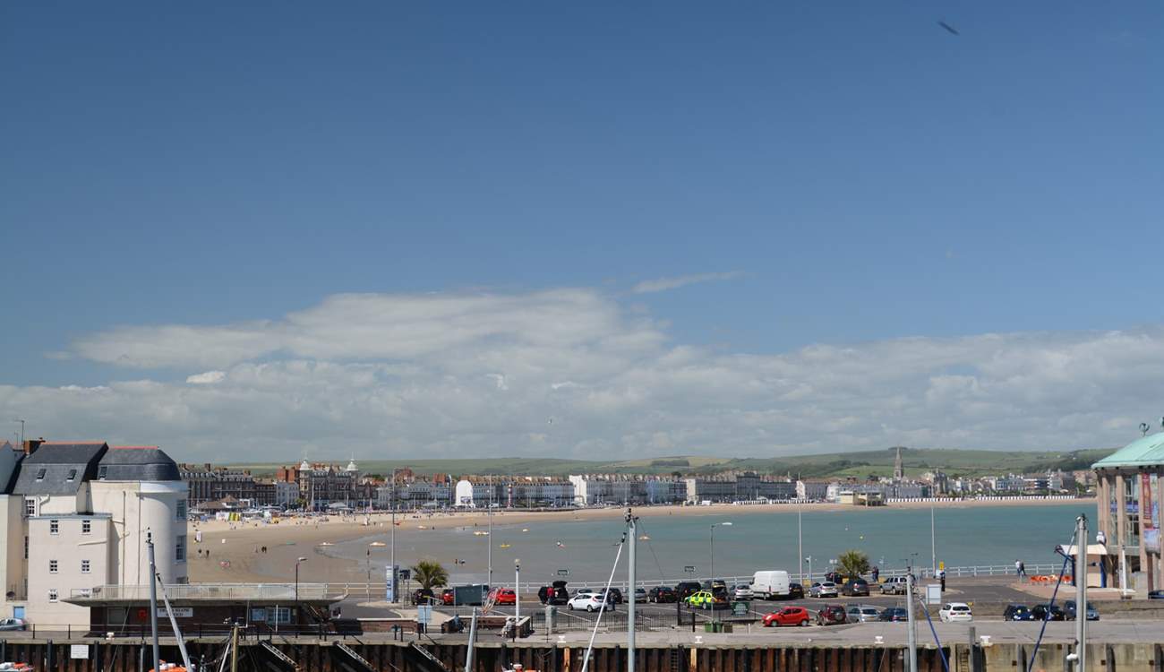 Weymouth harbour and beach is a short drive away.