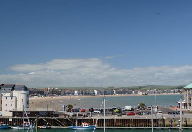 Weymouth harbour and beach is a short drive away.