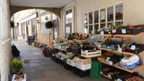 Sherborne has some wonderful shops and local produce.