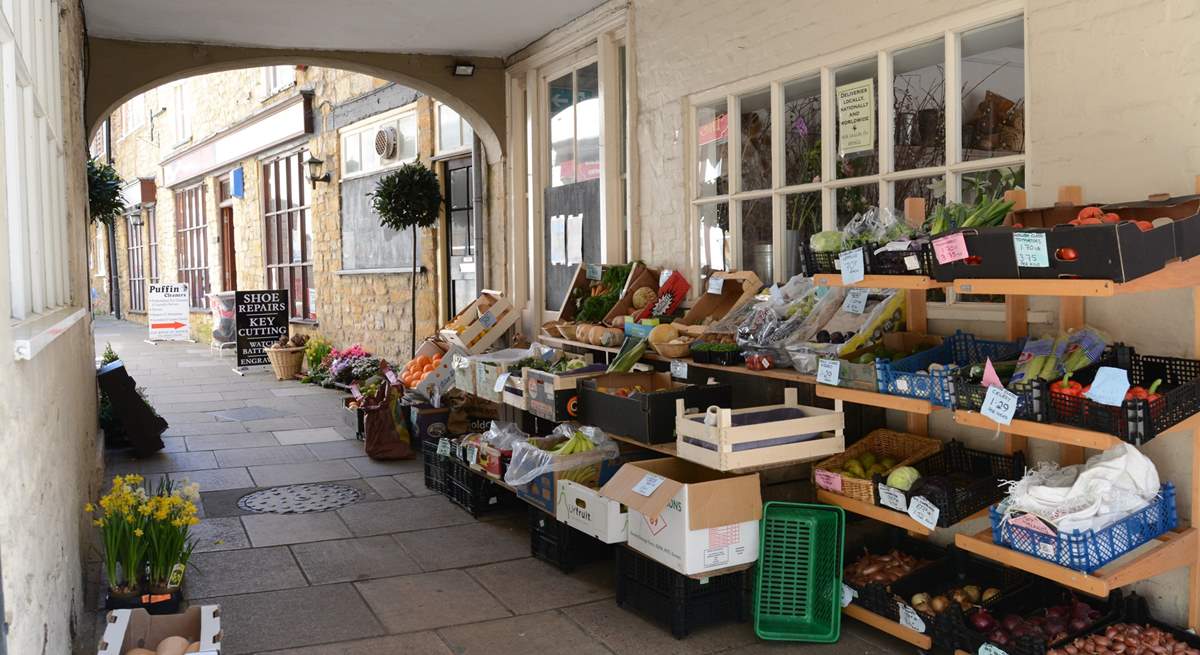 Sherborne has some wonderful shops and local produce.