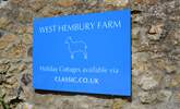 You have arrived; this sign will greet you when you reach West Hembury Farm. - Thumbnail Image