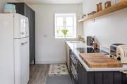 The very stylish deVOL kitchen is a cook's delight, with ceramic hob and double oven.