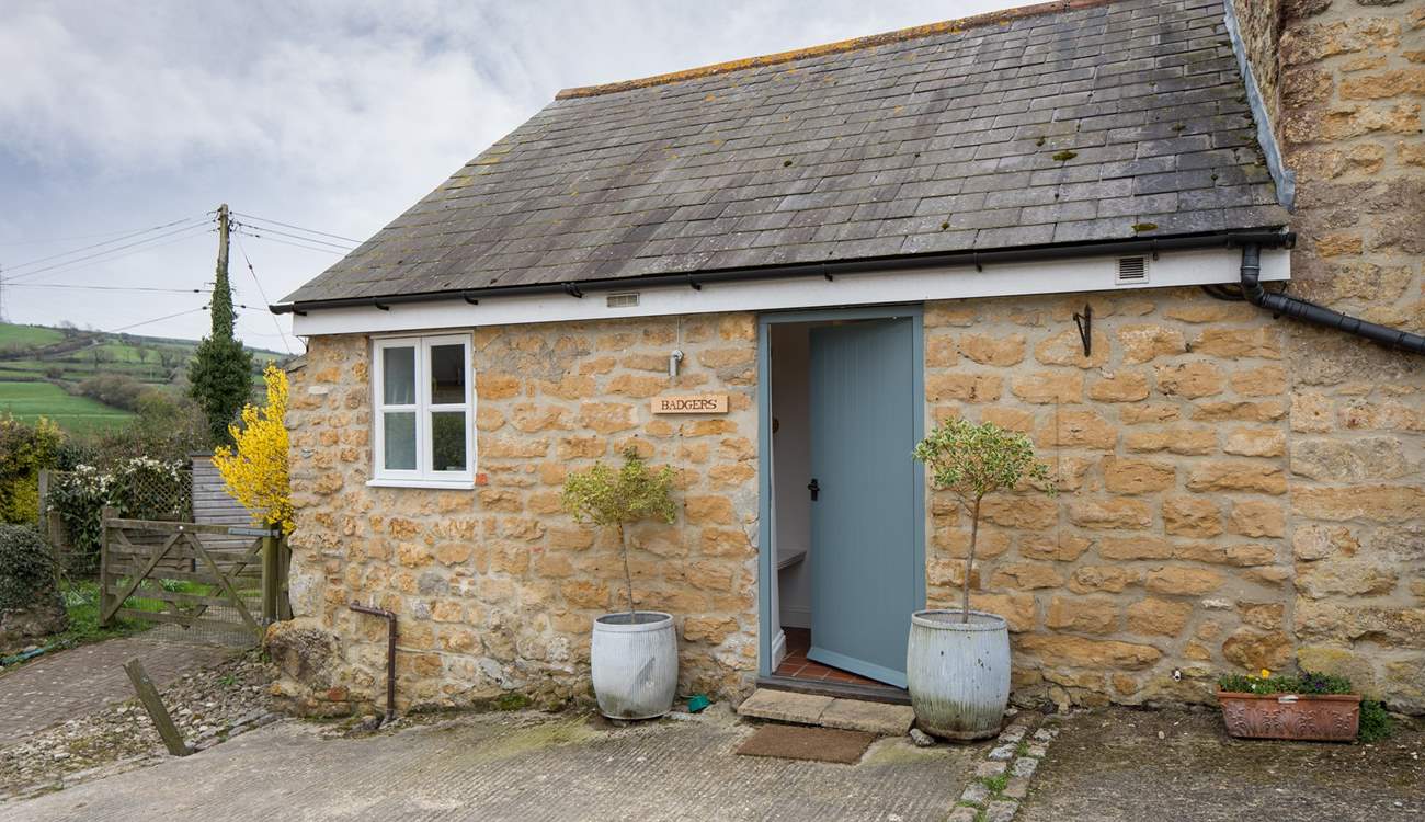 Far-reaching views from the farmyard and gardens.