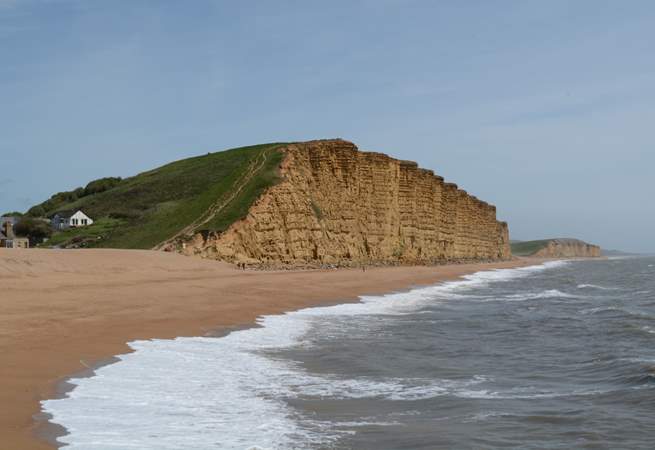 West Bay further along the Jurassic Coast may look familiar if you watched the Broadchurch series.