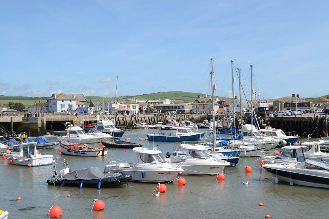 Meander around West Bay, still a thriving fishing port; choose something tempting for supper from the traditional fish shop.