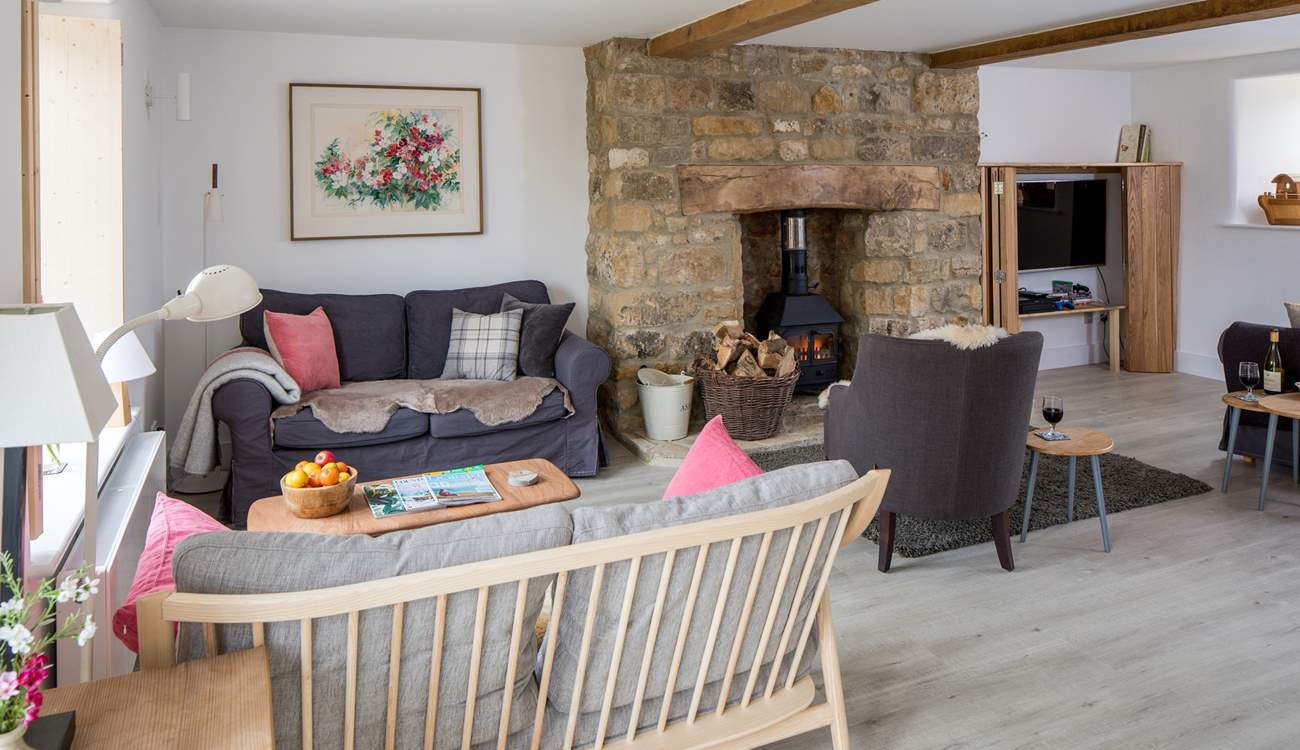 Another view of the open plan ground floor.