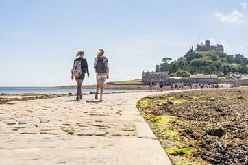 St Michael's Mount at nearby Marazion.