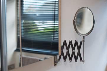 Useful shaving mirror.