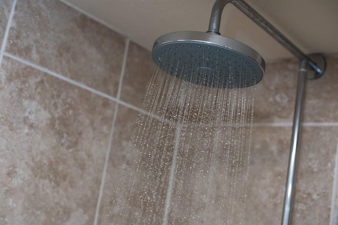 The rainfall shower.