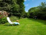 Plenty of garden to relax and play in the Cornish sunshine.