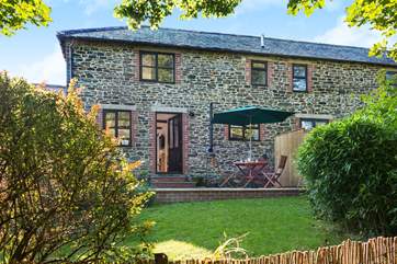 The back garden provides the ideal place to relax and unwind.