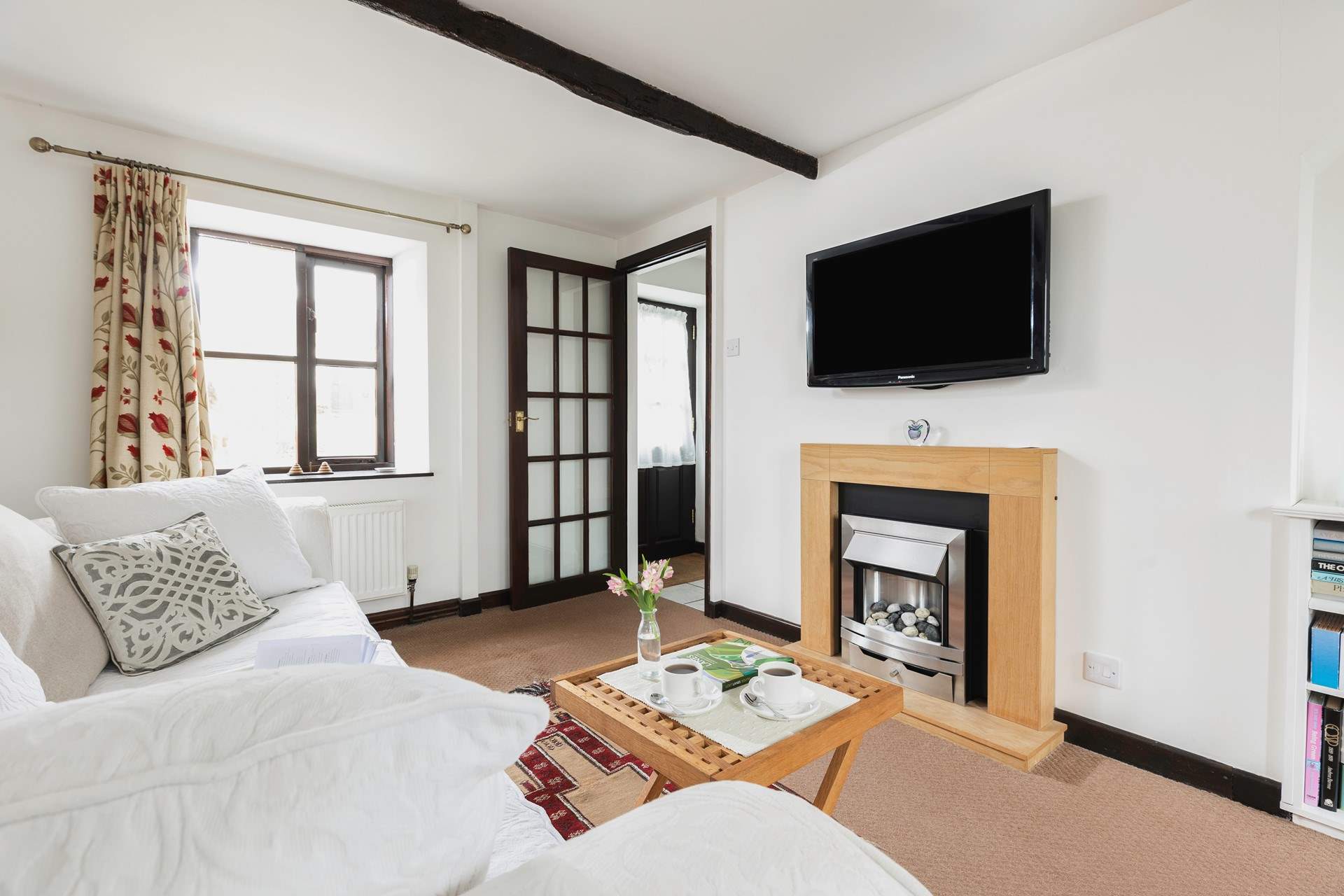 Snuggle up in front of the TV and catch a movie.