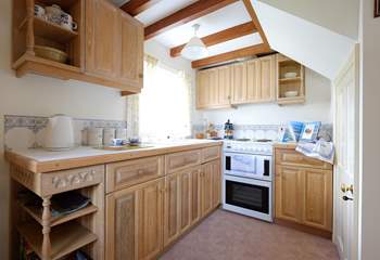 The kitchen has all you need.