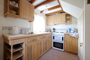 The kitchen has all you need.