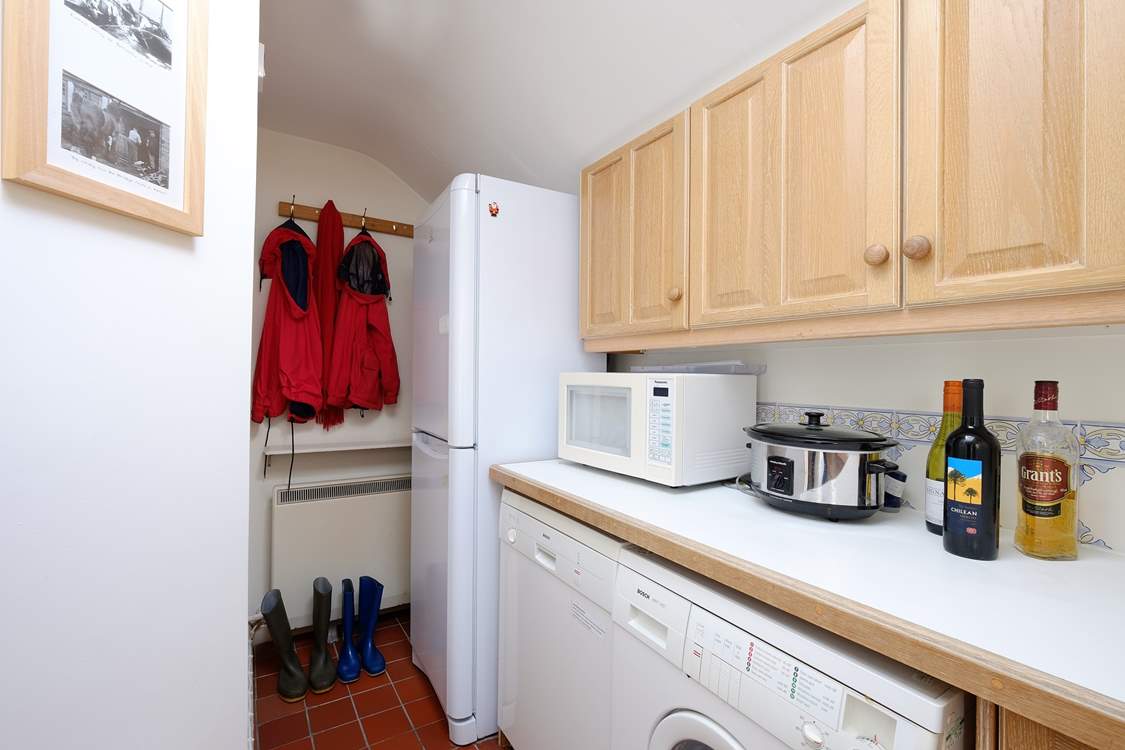 Somewhere to hang your coats and put your shoes.