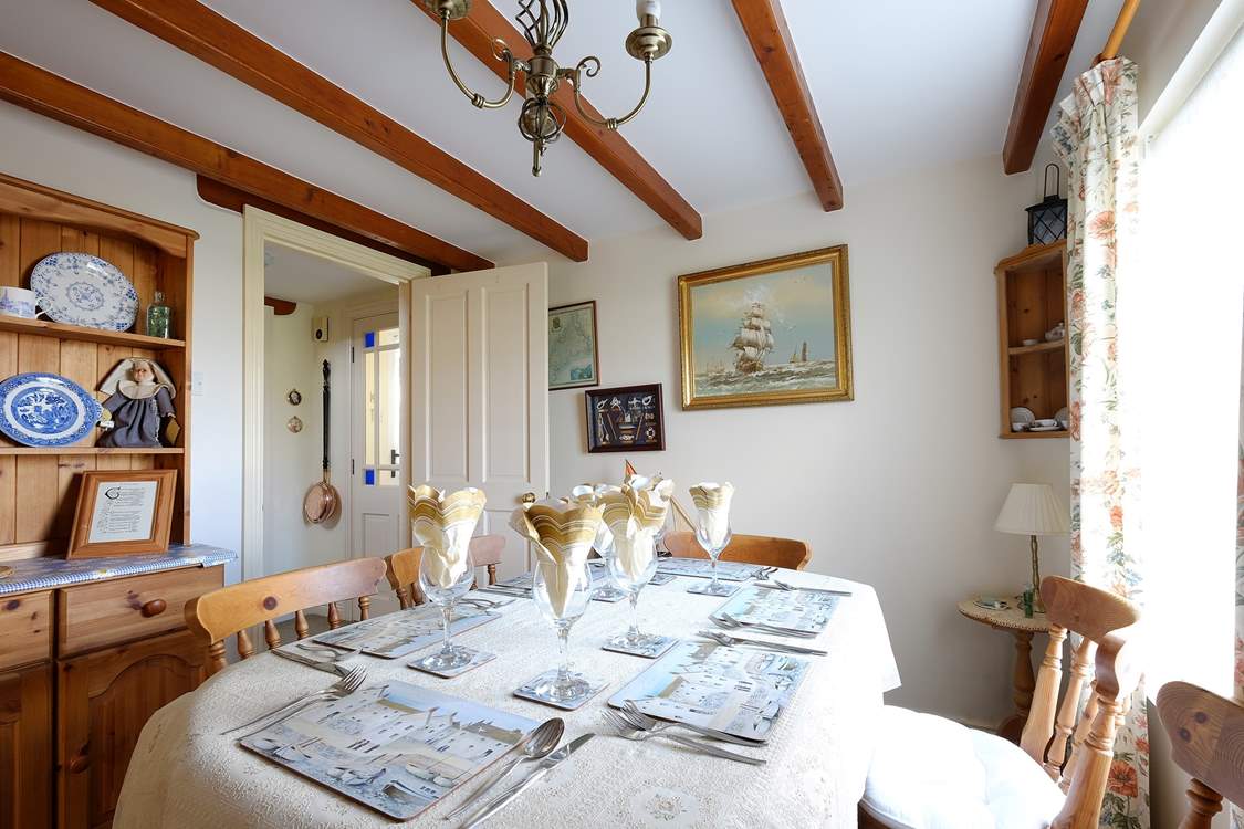 Gather everyone in the dining-room to chat about the day's adventures.