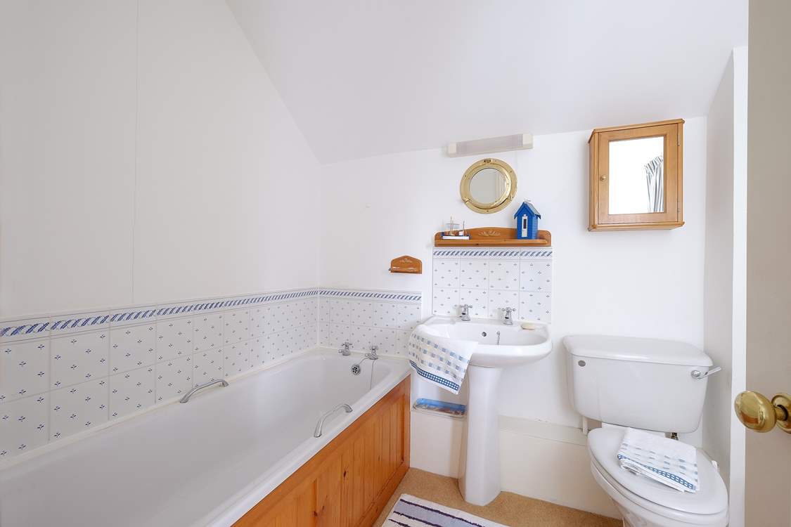 The bathroom for a relaxing soak after a busy day.