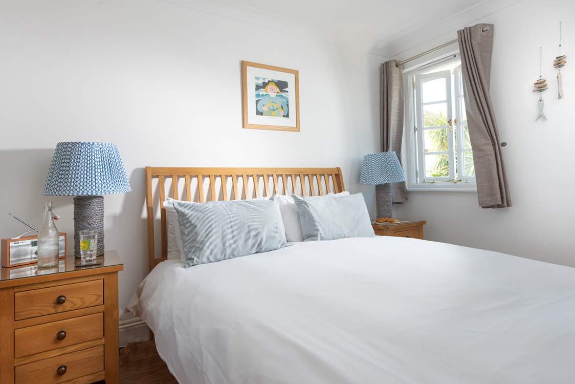 Bedroom 3 on the first floor is a delightful double room with a comfy king-size bed.